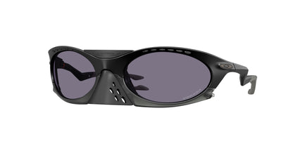 Oakley PLANTARIS OO9437 Oval Sunglasses  943701-Matte Black 63-126-19 - Color Map Black