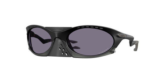 Oakley PLANTARIS OO9437 Oval Sunglasses  943701-Matte Black 63-126-19 - Color Map Black