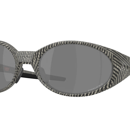 Oakley EYEJACKET REDUX OO9438 Rectangle Sunglasses  943827-Matte Grey Ink Fingerprint 58-137-19 - Color Map Black