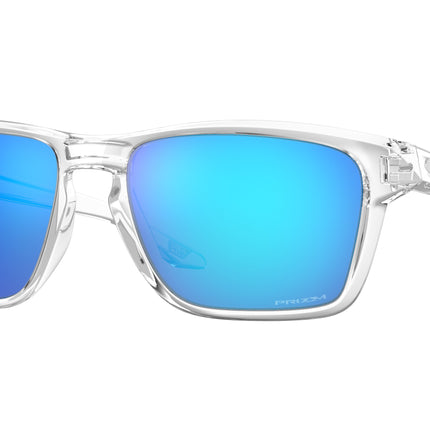 Oakley SYLAS (A) OO9448F Rectangle Sunglasses  944808-Polished Clear 58-139-16 - Color Map Transparent