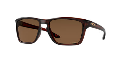 Oakley SYLAS OO9448 Rectangle Sunglasses  944802-Polished Rootbeer 57-142-17 - Color Map Brown