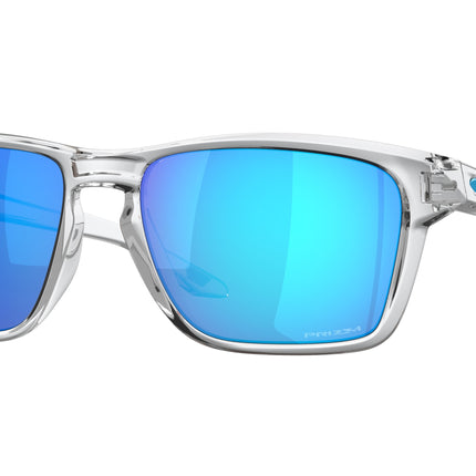 Oakley SYLAS OO9448 Rectangle Sunglasses  944804-Polished Clear 60-140-17 - Color Map Transparent