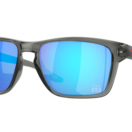 Oakley SYLAS OO9448 Rectangle Sunglasses  944842-Grey Smoke 60-140-17 - Color Map Grey