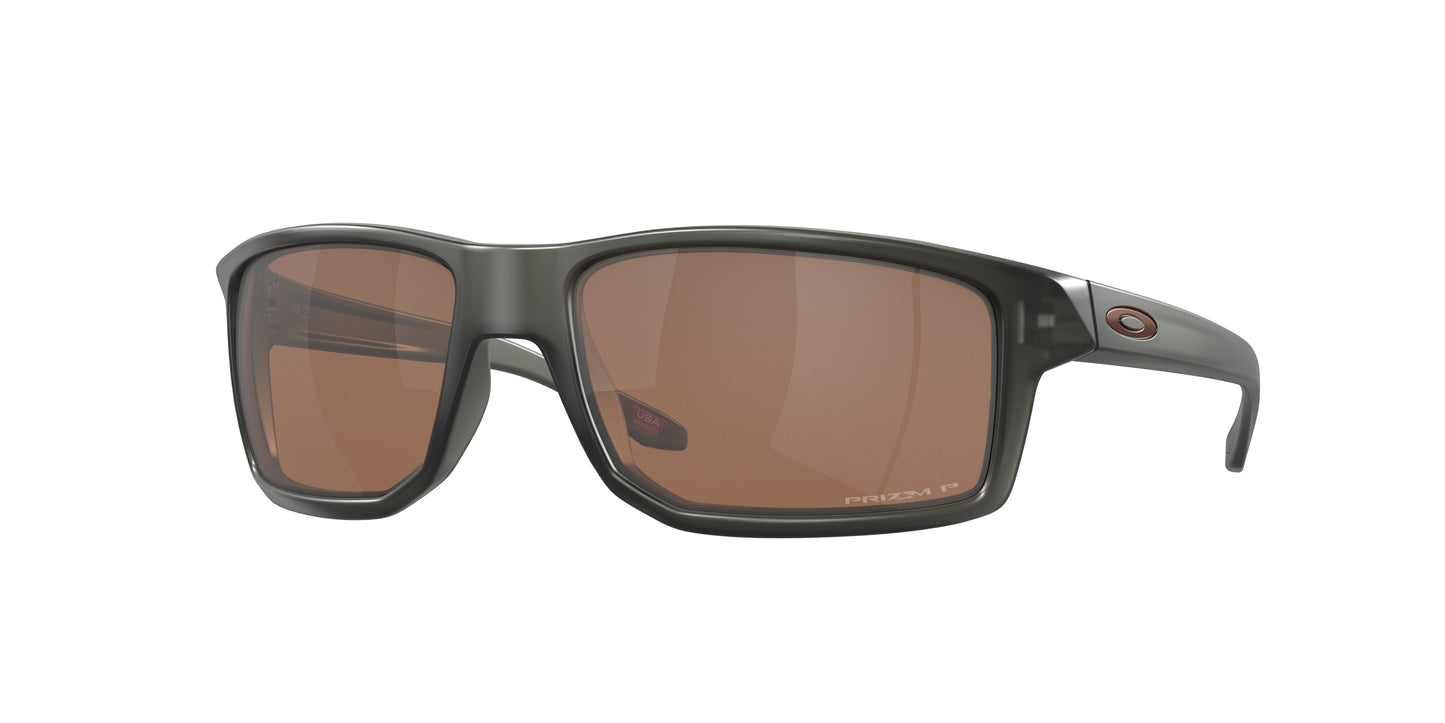 Oakley GIBSTON OO9449 Rectangle Sunglasses  944924-Matte Grey Smoke 61-132-17 - Color Map Grey