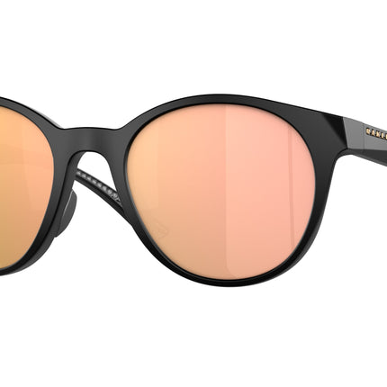 Oakley SPINDRIFT OO9474 Round Sunglasses  947408-Matte Black 52-137-20 - Color Map Black