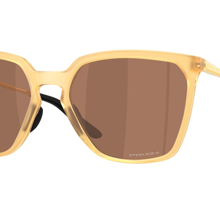 Oakley SIELO SQ OO9480 Rectangle Sunglasses  948005-Matte Transparent Light Curry 57-141-18 - Color Map Orange