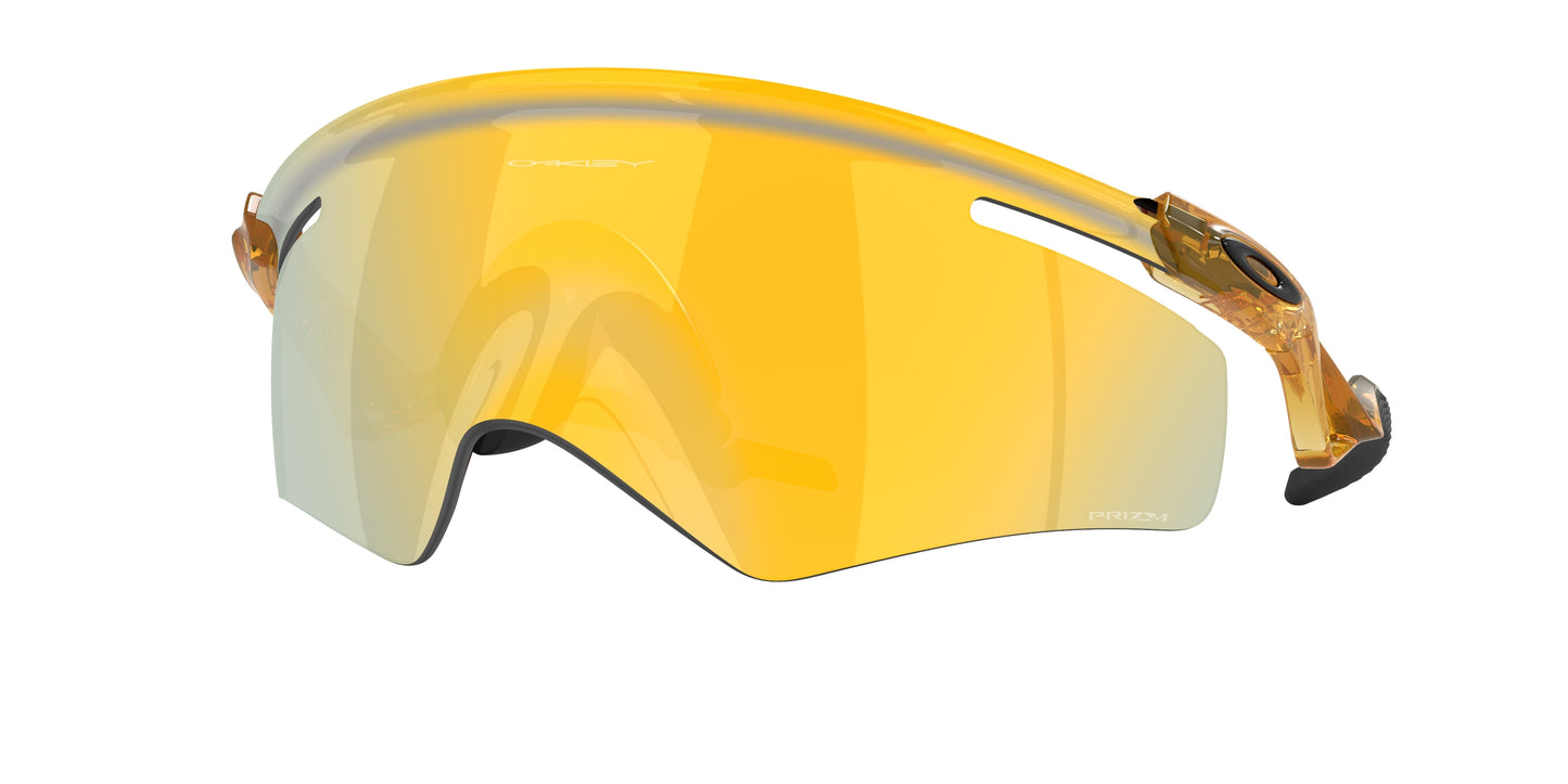 Oakley QNTM KATO OO9481D Rectangle Sunglasses  948104-Transparent Light Curry 56-124-156 - Color Map Yellow
