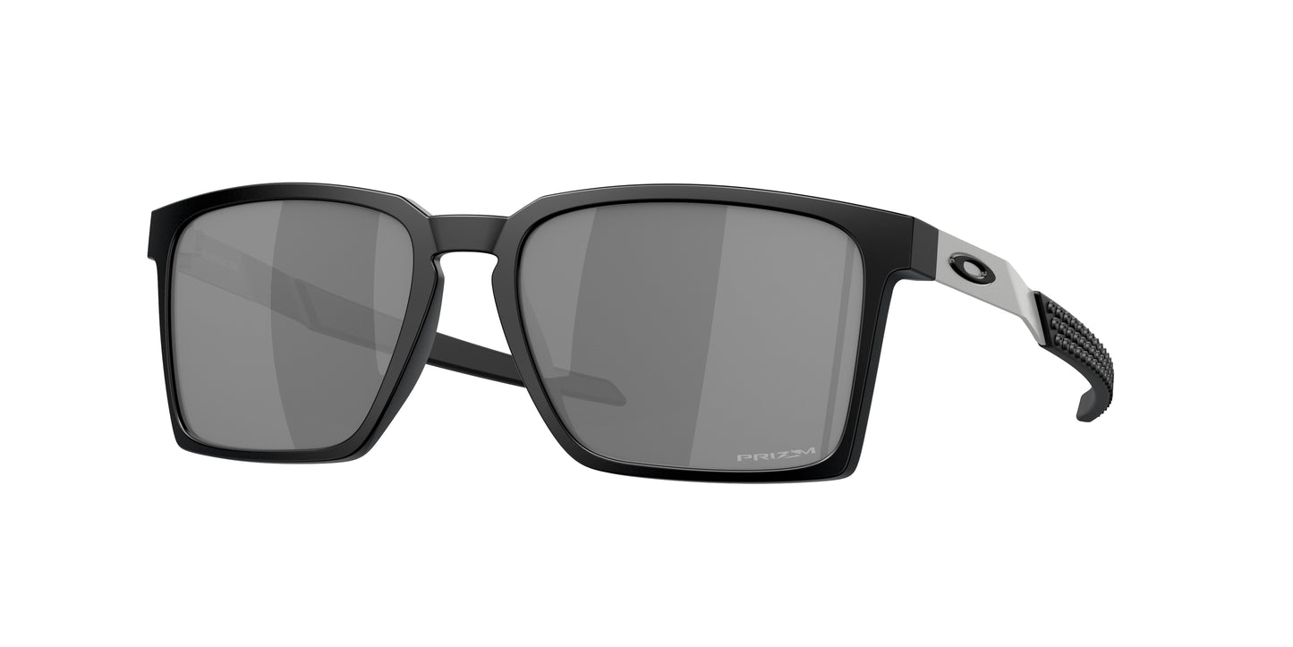 Oakley EXCHANGE SUN OO9483 Rectangle Sunglasses  948301-Satin Black 56-136-17 - Color Map Black