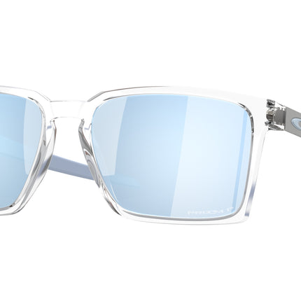 Oakley EXCHANGE SUN OO9483 Rectangle Sunglasses  948303-Polished Clear 56-136-17 - Color Map Transparent