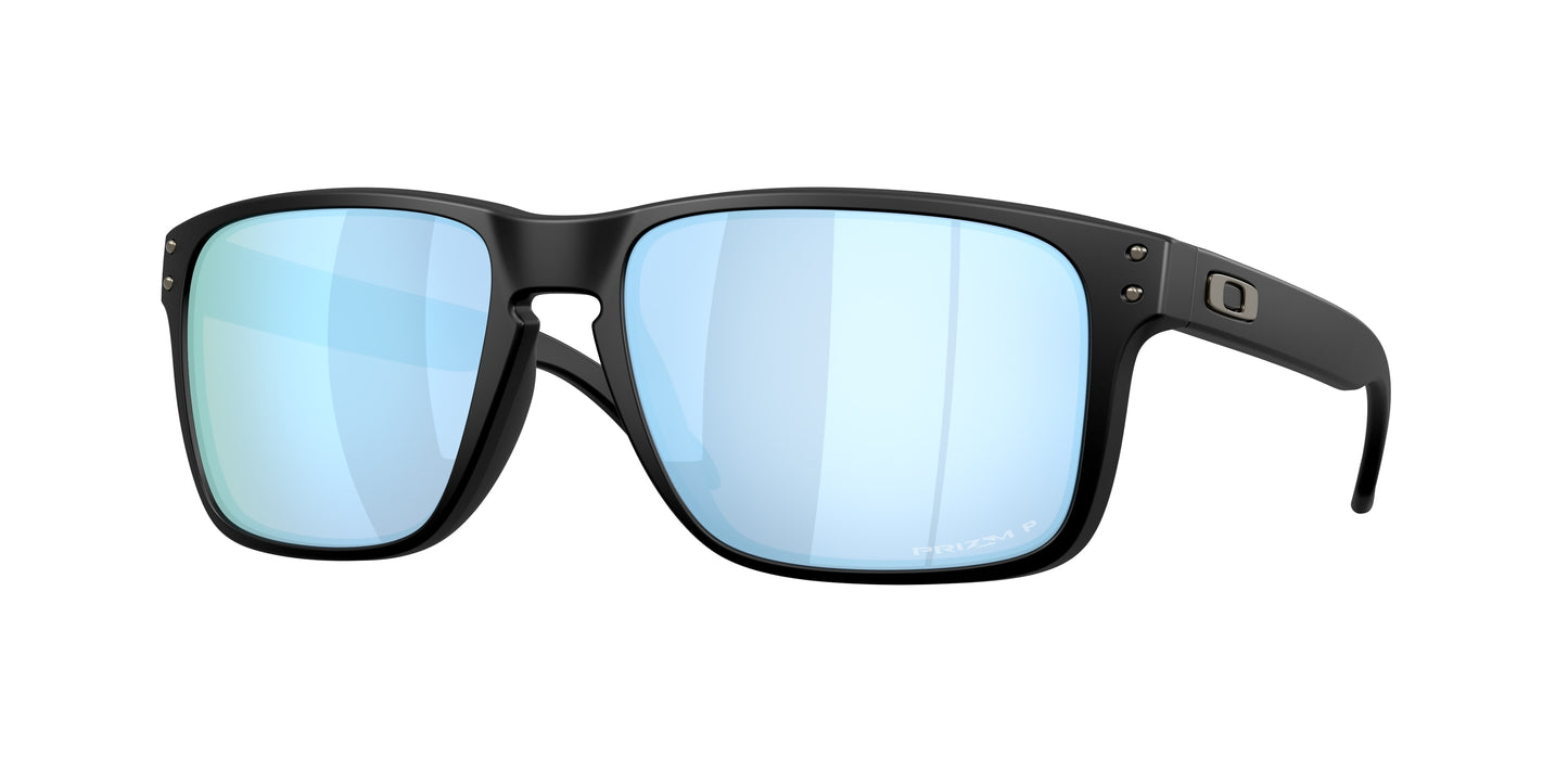 Oakley HOLBROOK XXL (A) OO9487F Rectangle Sunglasses  948706-Matte Black 61-143-18 - Color Map Black