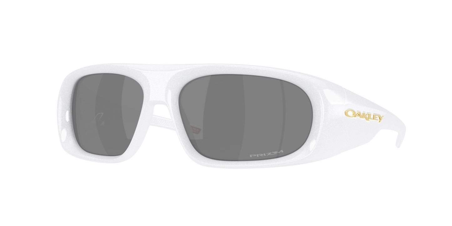 Oakley BELLEVILLE OO9491 Rectangle Sunglasses  949102-Pearl White 61-130-16 - Color Map White