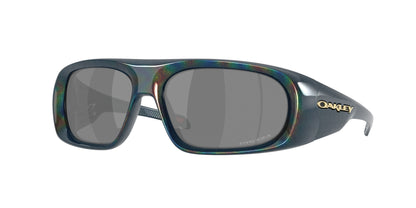 Oakley BELLEVILLE OO9491 Rectangle Sunglasses  949105-Abyss Spacedust 61-130-16 - Color Map Blue