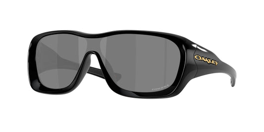 Oakley DE LA SALLE OO9493 Rectangle Sunglasses  949301-Polished Black 30-140-130 - Color Map Black