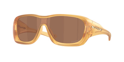 Oakley DE LA SALLE OO9493 Rectangle Sunglasses  949304-Matte Trans Light Curry 30-140-130 - Color Map Yellow