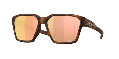 Oakley BRIZA OO9497 Square Sunglasses  949706-Matte Tortoise Dark Amber 58-140-16 - Color Map Brown