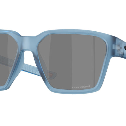 Oakley BRIZA OO9497 Square Sunglasses  949708-Matte Transparent Stonewash 58-140-16 - Color Map Blue