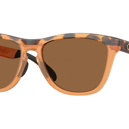 Oakley FROGSKINS RANGE XL A OO9503A Round Sunglasses  950308-Matte Tortoise Transparent Ginger 58-143-17 - Color Map Brown