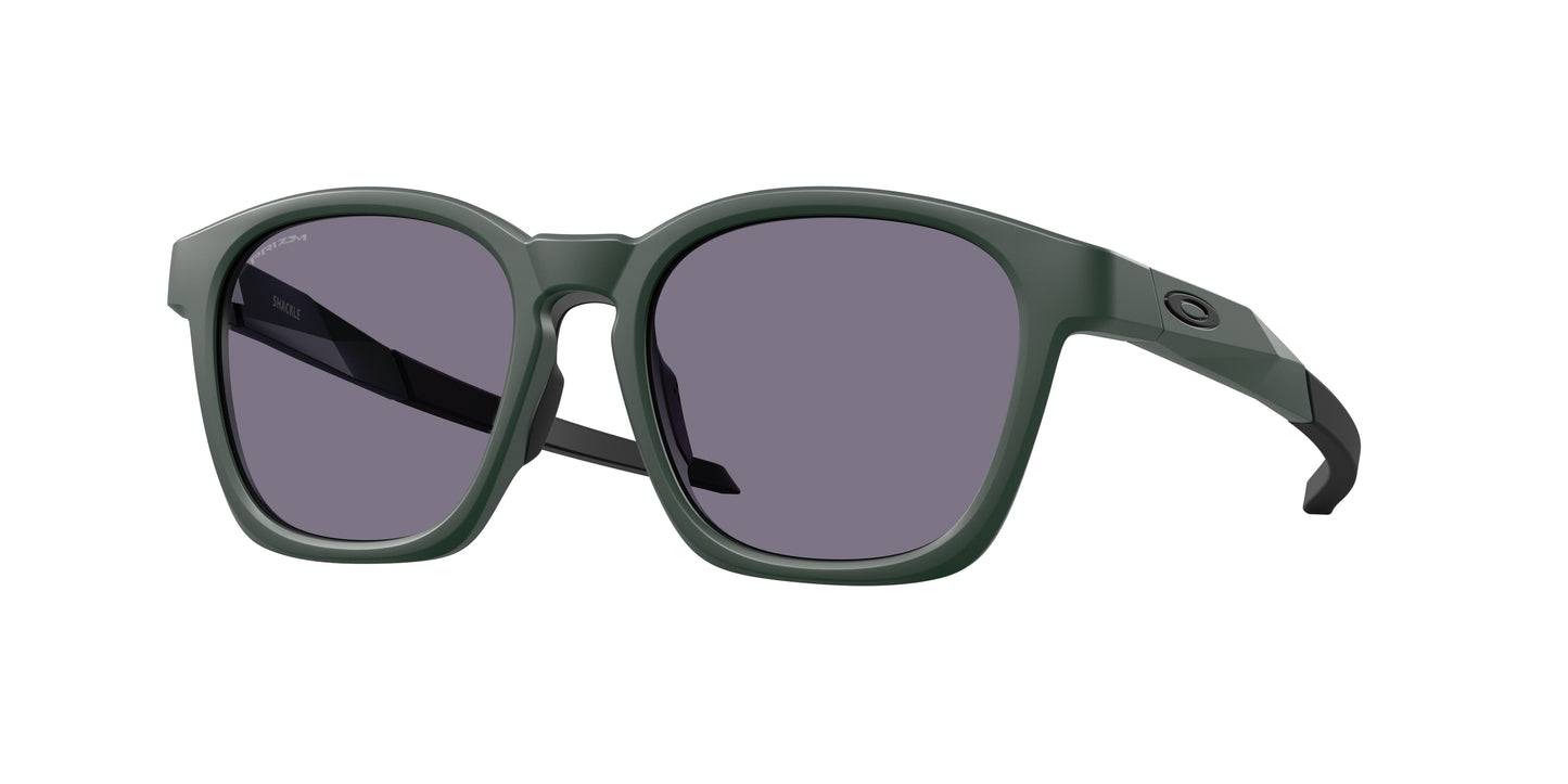 Oakley SHACKLE OO9507D Square Sunglasses  950706-Matte Hunter Green 52-137-18 - Color Map Green