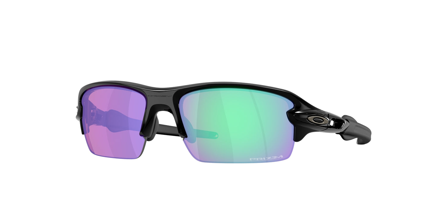 Oakley FLAK 2.0 S OO9511 Rectangle Sunglasses  951101-Polished Black 59-123-16 - Color Map Black