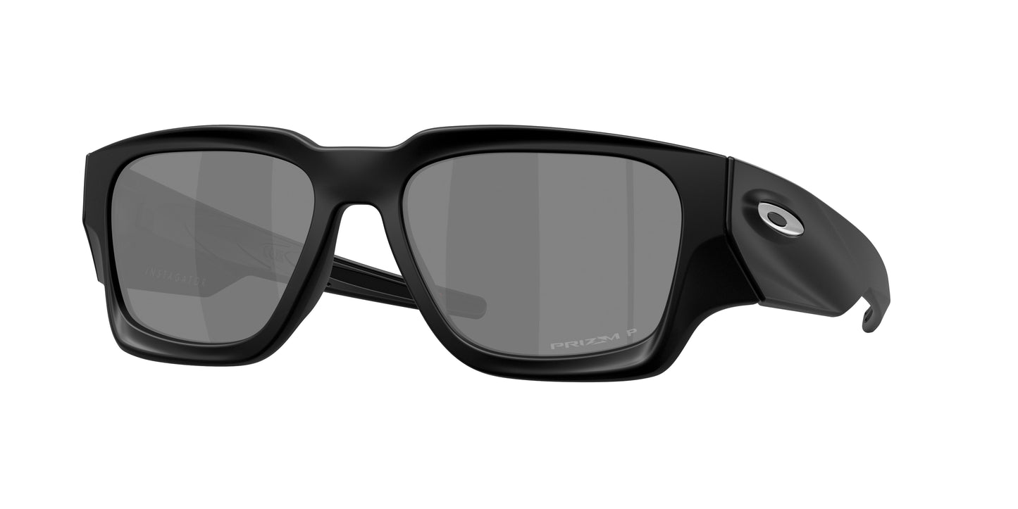 Oakley INSTAGATOR OO9514 Rectangle Sunglasses  951402-Matte Black 58-142-18 - Color Map Black