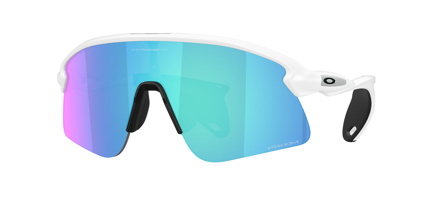 Oakley STUNT DEVIL S OO9518 Rectangle Sunglasses  951804-Matte White 136-137-136 - Color Map White
