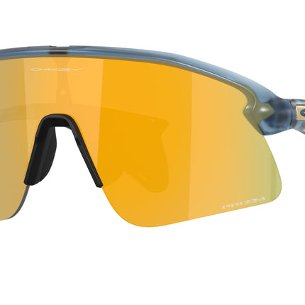 Oakley STUNT DEVIL S OO9518 Rectangle Sunglasses  951805-Matte Transparent Abyss 136-137-136 - Color Map Blue