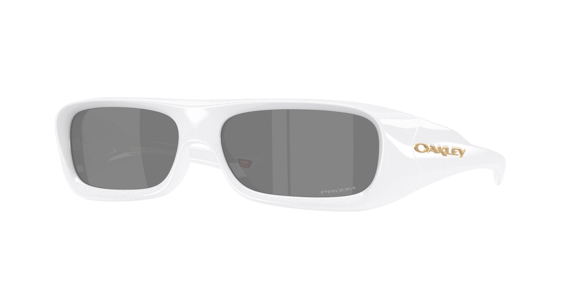 Oakley PERMIAN OO9520 Rectangle Sunglasses  952002-Pearlized White 59-140-15 - Color Map White