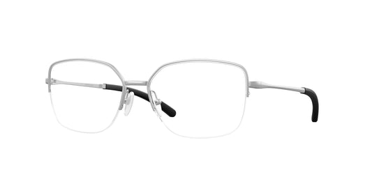 Oakley Optical MOONGLOW OX3006 Round Eyeglasses  300604-Satin Chrome 55-140-16 - Color Map Silver