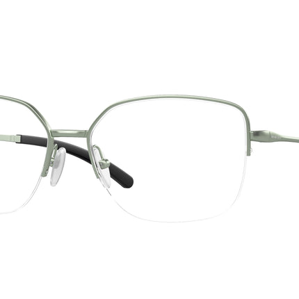 Oakley Optical MOONGLOW OX3006 Round Eyeglasses  300605-Satin Jade 55-140-16 - Color Map Green