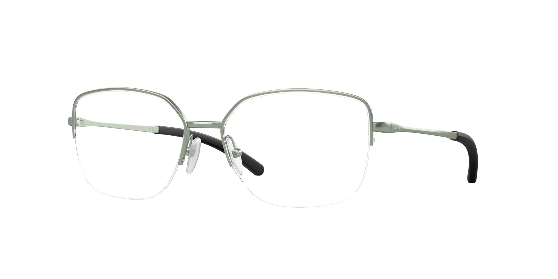 Oakley Optical MOONGLOW OX3006 Round Eyeglasses  300605-Satin Jade 55-140-16 - Color Map Green