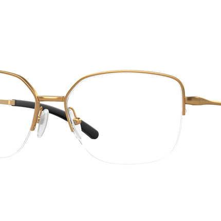 Oakley Optical MOONGLOW OX3006 Round Eyeglasses  300606-Satin Gold 55-140-16 - Color Map Gold