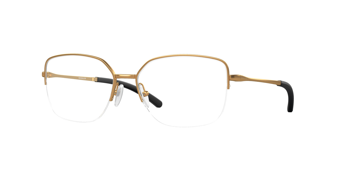 Oakley Optical MOONGLOW OX3006 Round Eyeglasses  300606-Satin Gold 55-140-16 - Color Map Gold