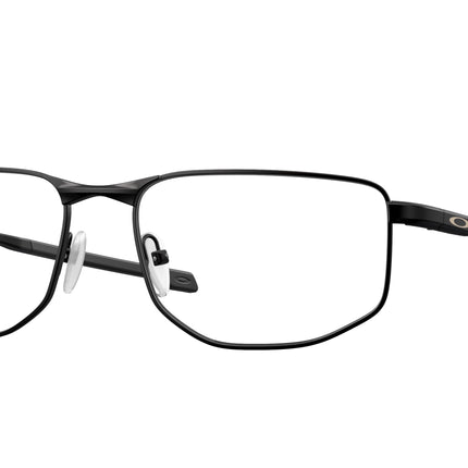 Oakley Optical ADDAMS OX3012 Rectangle Eyeglasses  301201-Satin Black 56-140-17 - Color Map Black