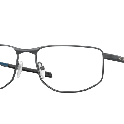 Oakley Optical ADDAMS OX3012 Rectangle Eyeglasses  301203-Satin Light Steel 56-140-17 - Color Map Grey