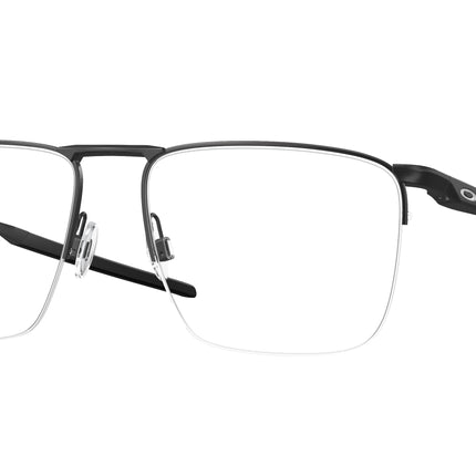 Oakley Optical VOON OX3026 Square Eyeglasses  302601-Satin Black 57-139-17 - Color Map Black
