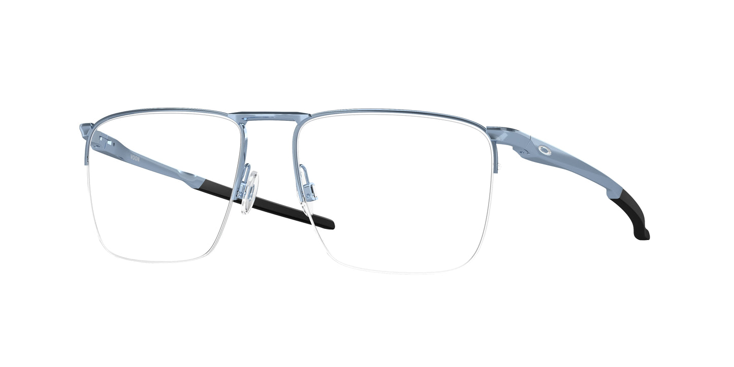 Oakley Optical VOON OX3026 Square Eyeglasses  302603-Polished Stonewash 57-139-17 - Color Map Blue