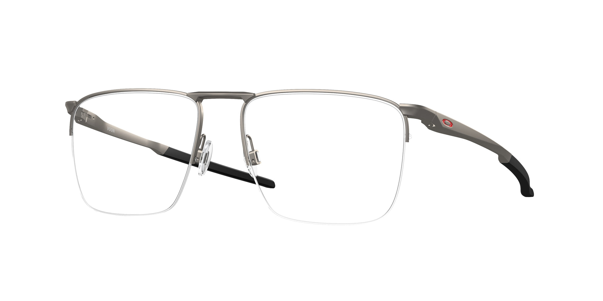 Oakley Optical VOON OX3026 Square Eyeglasses  302604-Matte Gunmetal 57-139-17 - Color Map Grey