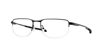 Oakley Optical ADDAMS 0.5 OX3035 Rectangle Eyeglasses  303501-Satin Black 56-140-18 - Color Map Black