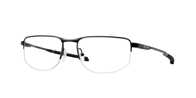 Oakley Optical ADDAMS 0.5 OX3035 Rectangle Eyeglasses  303501-Satin Black 56-140-18 - Color Map Black
