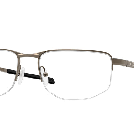 Oakley Optical ADDAMS 0.5 OX3035 Rectangle Eyeglasses  303502-Pewter 56-140-18 - Color Map Grey