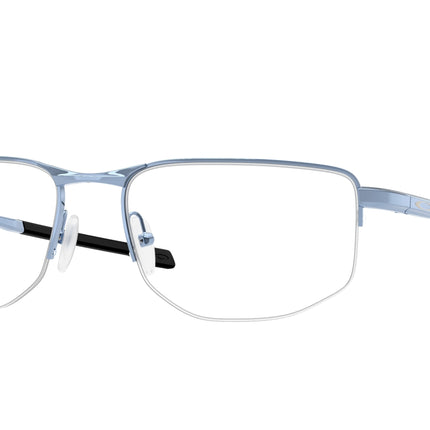 Oakley Optical ADDAMS 0.5 OX3035 Rectangle Eyeglasses  303503-Polished Stonewash 56-140-18 - Color Map Blue