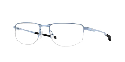 Oakley Optical ADDAMS 0.5 OX3035 Rectangle Eyeglasses  303503-Polished Stonewash 56-140-18 - Color Map Blue