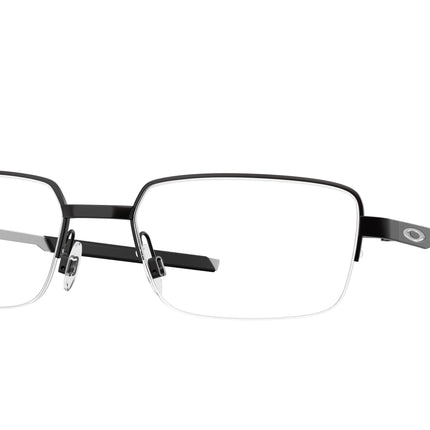 Oakley Optical FOIL RQ 0.5 OX3100 Rectangle Eyeglasses  310001-Satin Black 57-140-19 - Color Map Black