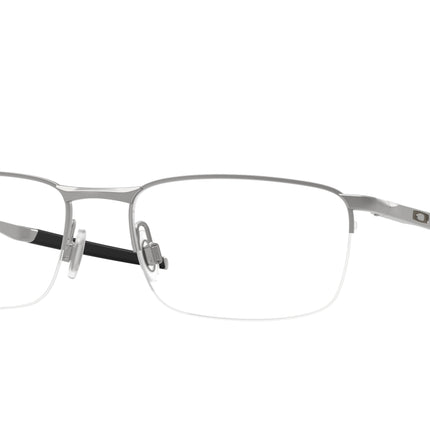Oakley Optical BARRELHOUSE 0.5 OX3174 Rectangle Eyeglasses  317407-Titanium 53-139-18 - Color Map Grey