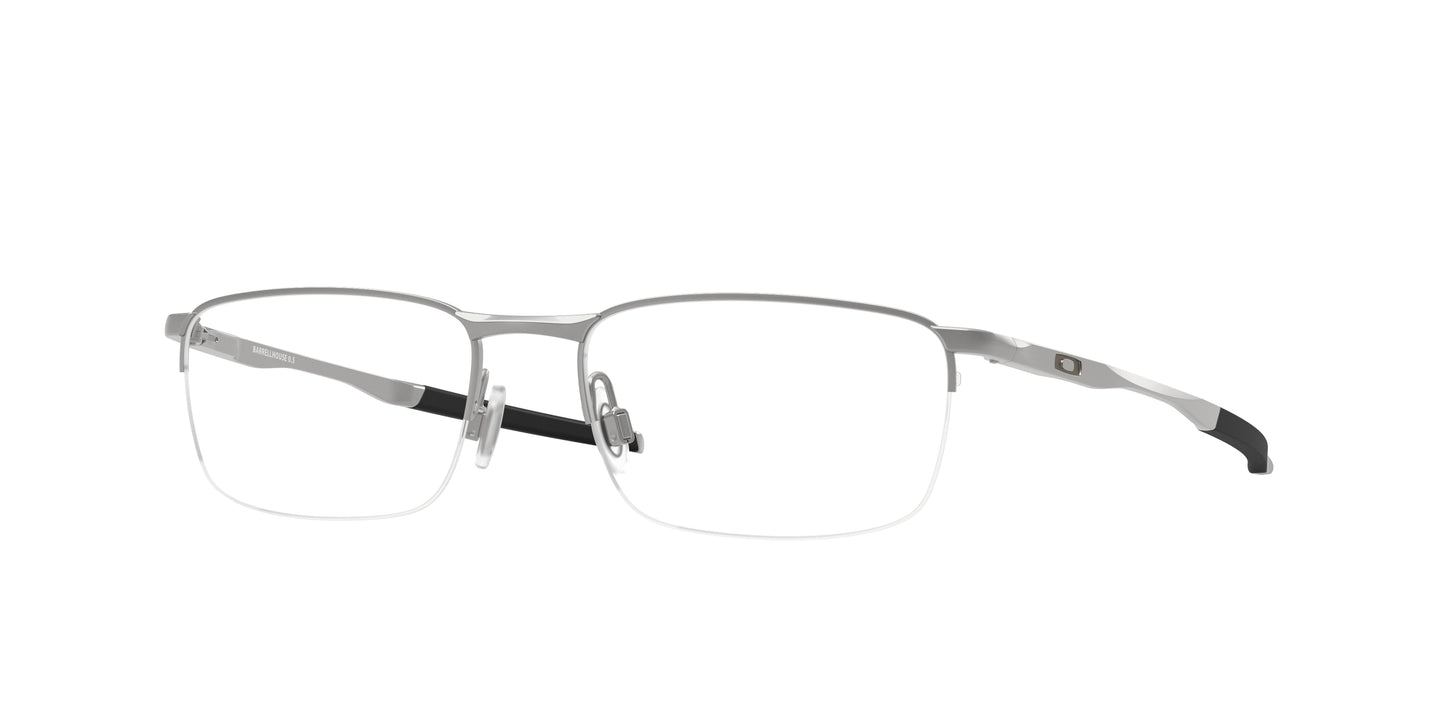 Oakley Optical BARRELHOUSE 0.5 OX3174 Rectangle Eyeglasses  317407-Titanium 53-139-18 - Color Map Grey