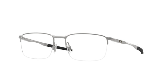 Oakley Optical BARRELHOUSE 0.5 OX3174 Rectangle Eyeglasses  317407-Titanium 53-139-18 - Color Map Grey