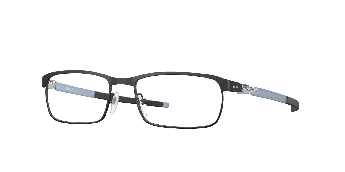 Oakley Optical TINCUP OX3184 Rectangle Eyeglasses  318414-Powder Black 54-135-17 - Color Map Black