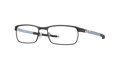 Oakley Optical TINCUP OX3184 Rectangle Eyeglasses  318414-Powder Black 54-135-17 - Color Map Black