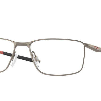 Oakley Optical SOCKET 5.0 OX3217 Rectangle Eyeglasses  321703-Satin Brushed Chrome 55-136-17 - Color Map Silver