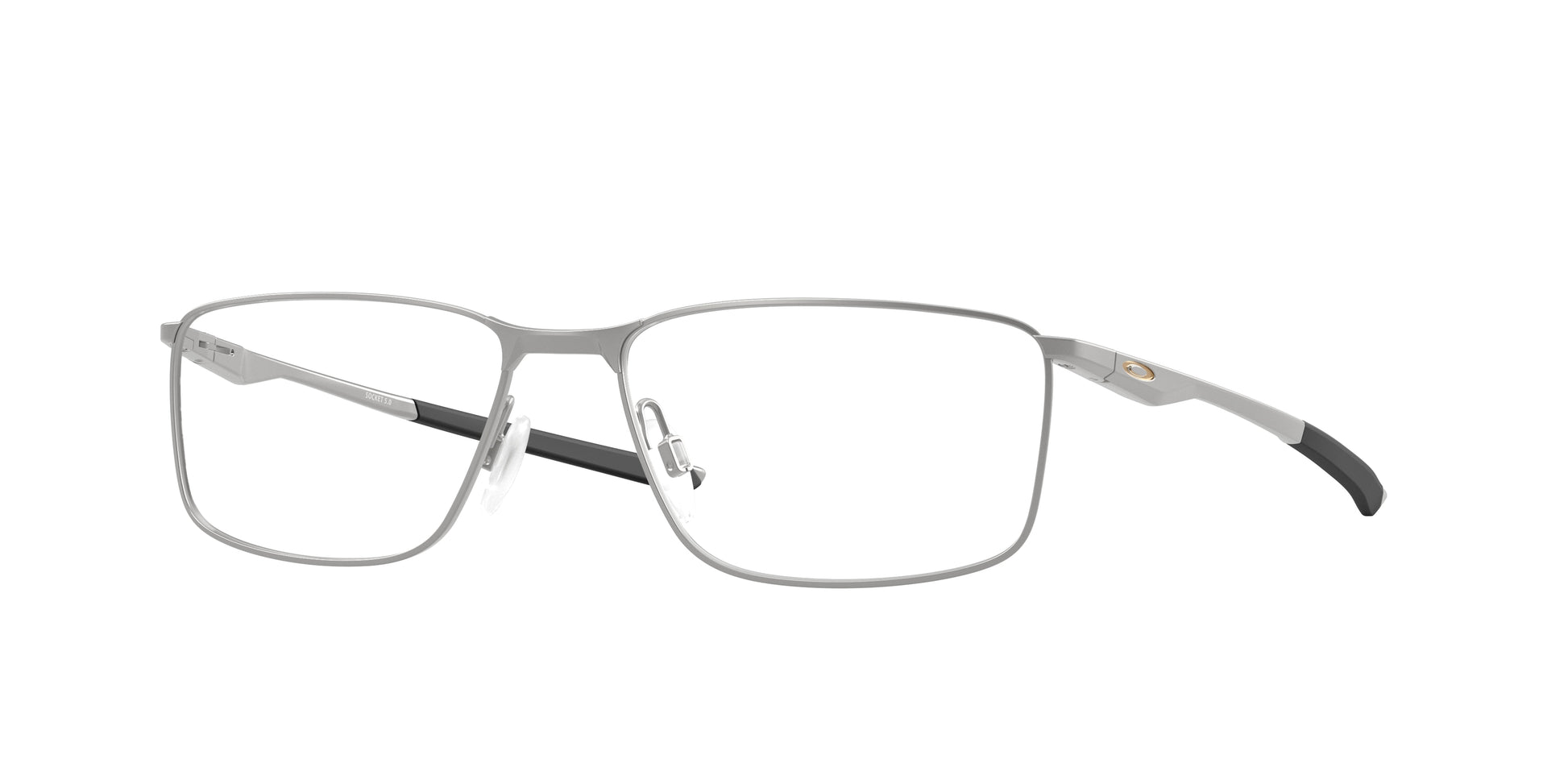 Oakley Optical SOCKET 5.0 OX3217 Rectangle Eyeglasses  321718-Titanium 57-140-17 - Color Map Grey